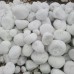 Декоративный природный натуральный камень галька / Snow white pebbles / Турция / 4-6 см.